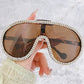 Oversized Diamond Sunglasses