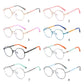 Fashion Round Anti-blue Light Glasses for Kids Boys Girls Classic Metal Frame Nerd Eyewear Child Eye Protection Computer Goggles